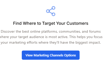 Marketing Channels Feature